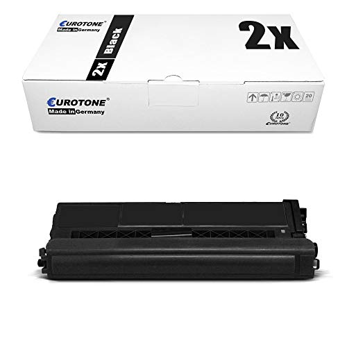 2X Eurotone Toner kompatibel für Brother HL-L 9200 9300 wie TN900BK TN 900 BK Black von Eurotone