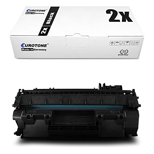 2X Eurotone Toner kompatibel für Canon I-Sensys LBP 3300 3360, 0917B002 708H von Eurotone