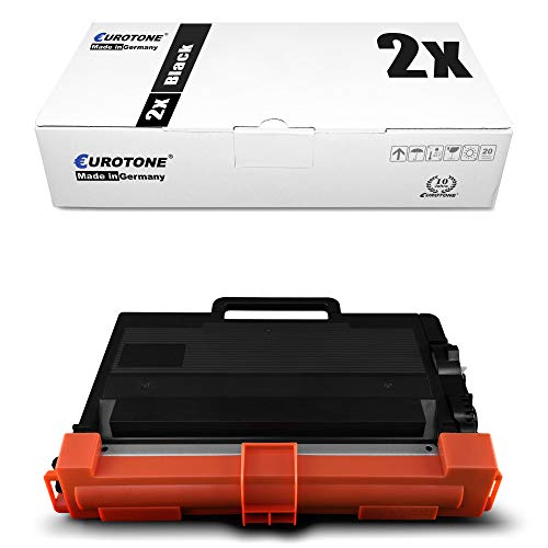 2X Müller Printware Toner kompatibel für Brother HL-L 6250 6300 6400 DWT DWTT DW DN, TN3512 von Eurotone