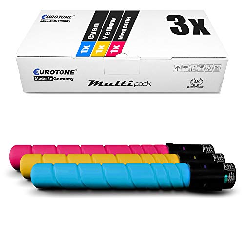 3X Eurotone Toner für Konica Minolta C360 ersetzt TN-319 TN319 Color Blau Rot Gelb 3X Eurotone Toner für Konica Minolta C360 ersetzt TN-319 TN319 Color Blau Rot Gelb von Eurotone, kein Konica Minolta Original