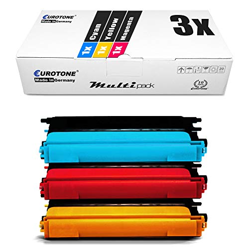 3X Eurotone Toner kompatibel für Brother MFC 9440 9445 9450 9840 wie TN-135 TN135 Color 3X Eurotone Toner kompatibel für Brother MFC 9440 9445 9450 9840 wie TN-135 TN135 Color von Eurotone, kein Brother Original