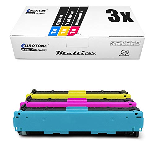 3X Eurotone Toner kompatibel für Canon I-Sensys MF 623 624 628 8230 8280 wie 731 CRG-731 Color 3X Eurotone Toner kompatibel für Canon I-Sensys MF 623 624 628 8230 8280 wie 731 CRG-731 Color von Eurotone, kein Canon Original