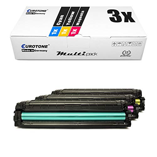 3X Müller Printware Toner für Samsung ProXpress C 3010 3060 ND FR Premium line ersetzt CLT-503 CLT503 Color von Eurotone