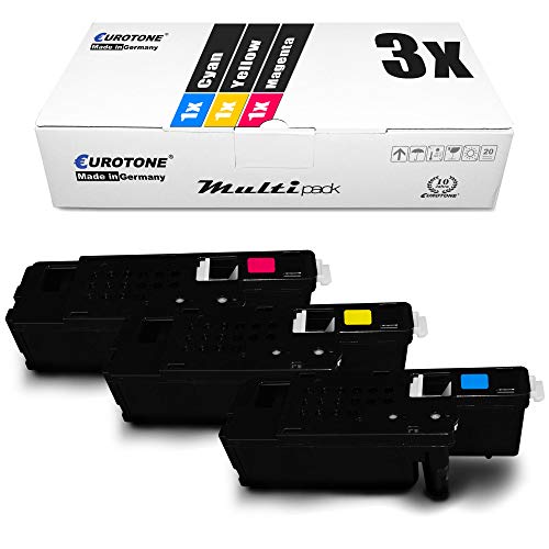 3X Müller Printware Toner für Xerox Phaser 6020 6022 6027 BI ersetzt 106R02756-106R02758 Color von Eurotone