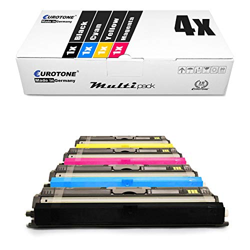 4X Eurotone Toner für Konica Minolta Magicolor 1600 1650 1680 1690 W mf EN DT D ersetzt von Eurotone