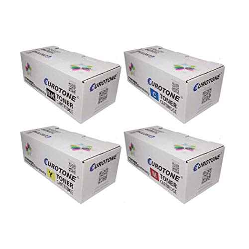 4X Eurotone Toner für Ricoh Aficio MP C 4000 5000 AD SPF ersetzt 841160 - 841163 Set von Eurotone