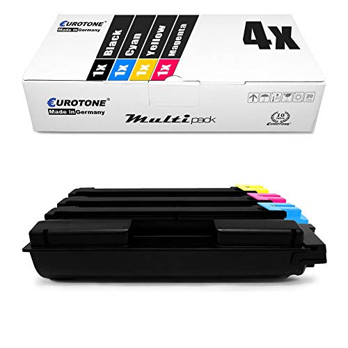 4X Müller Printware Toner für Kyocera TASKalfa 265 266 ci ersetzt TK-5135 Schwarz Blau Rot Gelb von Eurotone