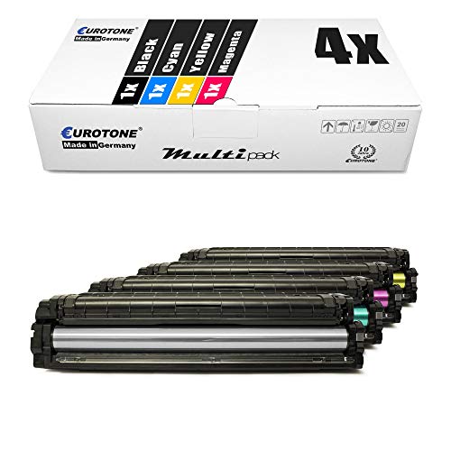 4X Müller Printware Toner für Samsung CLP 680 DW ND Premium Line ersetzt CLT-506L von Eurotone