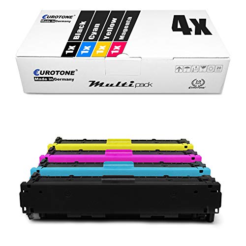4X Müller Printware XXL kompatibler Toner für HP Color Laserjet Pro MFP M 277 dw n ersetzt CF400X-03X 201X von Eurotone