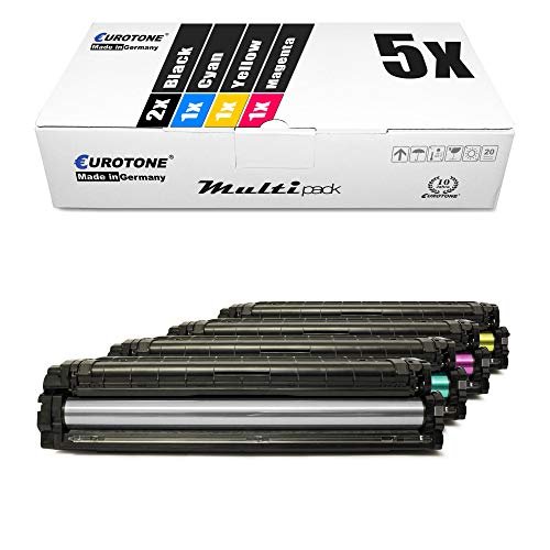 5X Müller Printware Toner für Samsung ProXpress C 2620 2670 2680 FW FX DW Premium Line ersetzt CLT-K505L von Eurotone