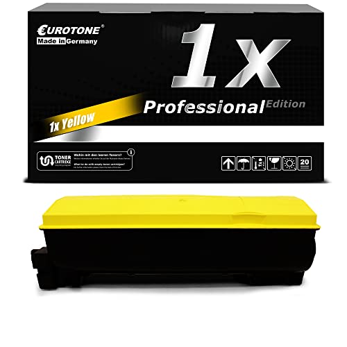 E.T. Toner kompatibel für Kyocera FS-C5100DN ersetzt 1T02HLAEU0 TK-540Y Gelb Yellow TK 540 Y von Eurotone