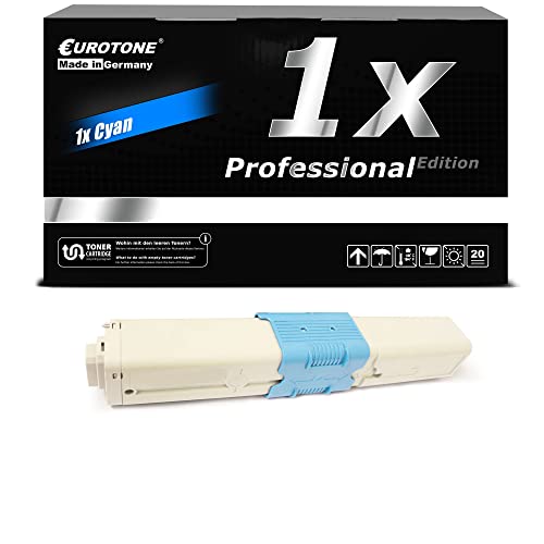E.T. Toner kompatibel für Oki MC332 MC342 ersetzt 44973535 Cyan Blau Druckerpatrone Patrone E.T. Toner kompatibel für Oki MC332 MC342 ersetzt 44973535 Cyan Blau Druckerpatrone Patrone von Eurotone