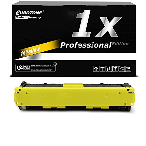 E.T. Yellow Toner kompatibel für Canon i-SENSYS LBP662 LBP663 LBP664 MF741 MF742 MF743 MF744 MF745 MF746 ersetzt 055H Yellow von Eurotone