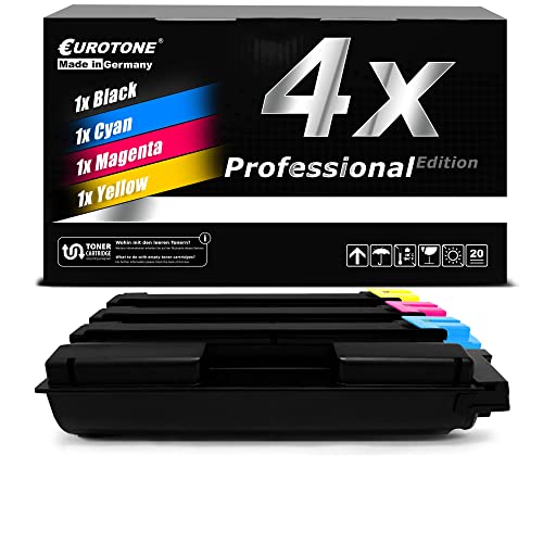 EuroPro Toner im Set 4X kompatibel für Kyocera TASKalfa 350ci 351ci ersetzt TK-5305 CKMY von Eurotone