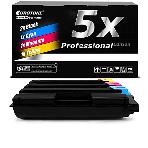 EuroPro Toner im Set 5X kompatibel für Kyocera TASKalfa 350ci 351ci ersetzt TK-5305 CKMY EuroPro Toner im Set 5X kompatibel für Kyocera TASKalfa 350ci 351ci ersetzt TK-5305 CKMY von Eurotone