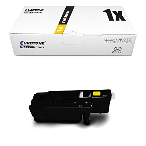 Eurotone 1x Müller Printware Toner für Dell E 525 w ersetzt 593-BBJW MWR7R 593BBLV Gelb Yellow von Eurotone