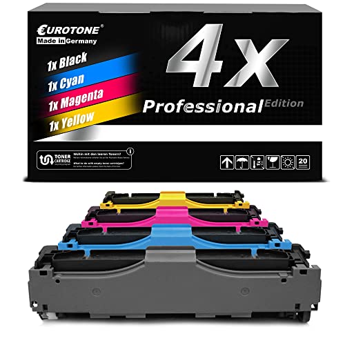 Eurotone 4X Kompatible Toner im Set kompatibel für Canon I-Sensys MF: MF 8330 MF 8330 MF 8340 MF 8350 MF 8350 MF 8360 MF 8380 CDW MF 8540 MF 8550 CD MF 8550 MF 8580 CDW, EP 718 von Eurotone