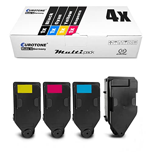 Eurotone 4X Toner im Set für Konica Minolta Bizhub C 3350 4050 i ersetzt TNP-79 CMYK für je 13.000/9.000 Seiten von Eurotone