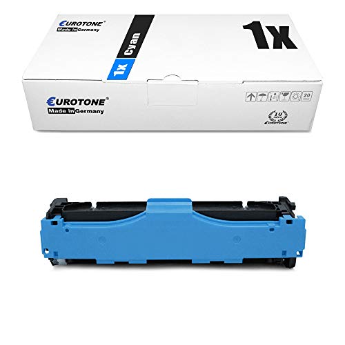 Eurotone Cyan Toner kompatibel für HP Color Laserjet Enterprise M 455 DN MFP M 480 f ersetzt W2031 X 415 mit ca. 6.000 Seiten [ohne Füllstandsanzeige] von Eurotone