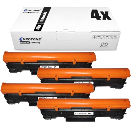 Eurotone HP 142A/W1420X Toner Mit Chip Kompatibel mit HP 142A W1420A Toner für HP Laserjet MFP M140W HP Laserjet M110W M139W von Eurotone