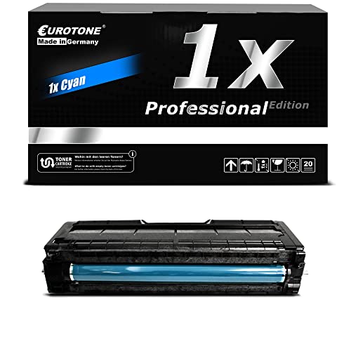 Eurotone Kompatibler Toner, Cyan, kompatibel für Ricoh Aficio SP C231 N, SP C231 SF, SP C232 DN, SP C232 SF, SP C242, SP C310, SP C311 N, SP C312, SP C320 Cyan von Eurotone