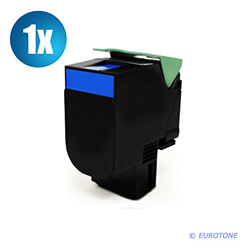 Eurotone Kompatibler Toner Cyan XXL für Lexmark CS510de / CE510dte Drucker - ersetzt 702HC High Yield von Eurotone