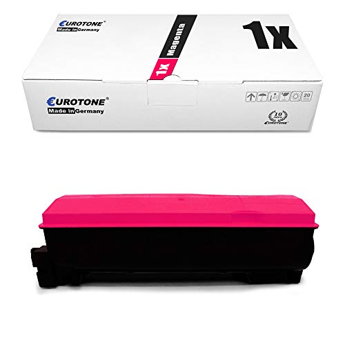 Eurotone Laser Toner Cartridge TK-550 Magenta, kompatibel für Kyocera FS-C5200 DN/FS-C5200DN / FS-C 5200 DN –TK550M TK-550M Alternative von Eurotone