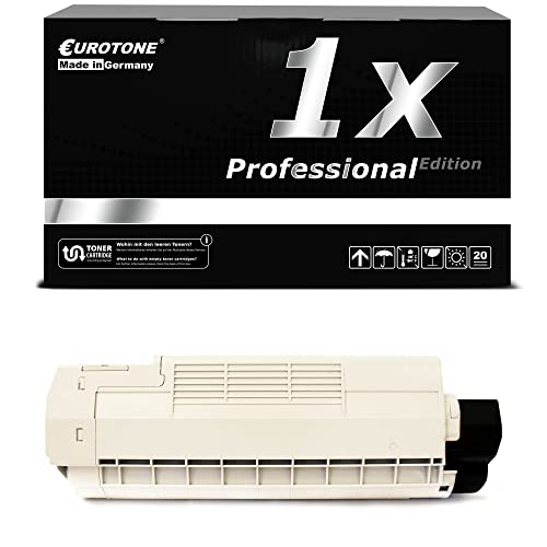 Eurotone Laserdrucker Druckerpatronen, schwarz, kompatibel für Oki C610 CDN C610 DN C610 DTN/ C610 N Black von Eurotone