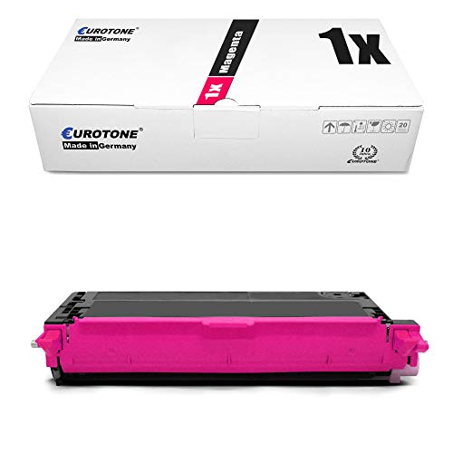 Eurotone Print Toner Cartridge Magenta, kompatibel für Dell 3110 CN 3110CN + 3115 CN 3115CN (kompatibel) von Eurotone