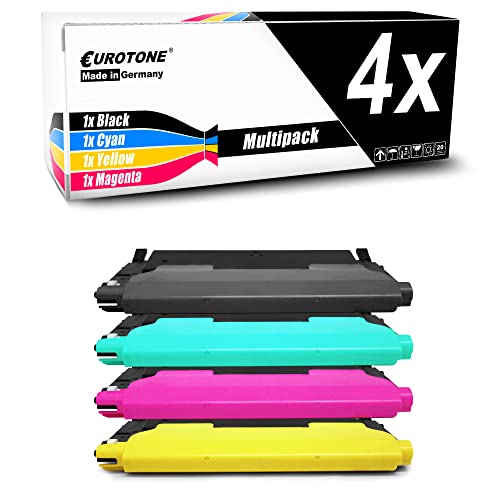 Eurotone Toner 4X kompatibel für Samsung Xpress C430 C480 ersetzt CLT-P404C Office Pro Edition von Eurotone