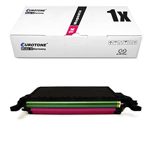Eurotone Toner Magenta, kompatibel für Samsung CLP-620 ND NDK + CLP-670 N ND NDK NK + CLX 6220 6250 FX Premium Altenative XL von Eurotone