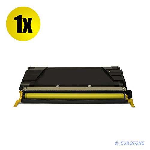 Eurotone Toner Yellow, C746H1YG kompatibel für Lexmark C746 C748 Series von Eurotone