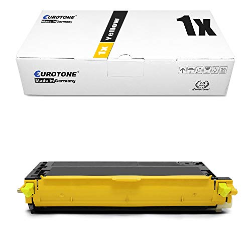 Eurotone Toner Yellow, kompatibel für Epson Aculaser C3800 C 3800 N C3800N C3800DN C3800DTN, kompatibel für Epson 1124 / 1128 Gelb von Eurotone