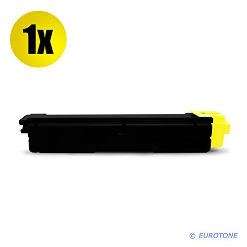 Eurotone Toner Yellow XXL ersetzt TK-5140Y für Kyocera M 6030 6530 CDN P6130 CDN ECOSYS Series von Eurotone