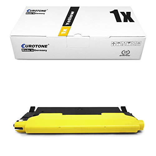 Eurotone Toner Yellow kompatibel für Samsung CLP 320 325 / CLX 3180 3185, CLT Y4072S Gelb von Eurotone