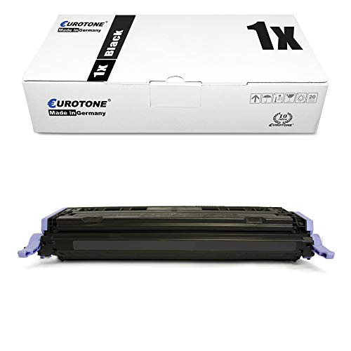 Eurotone Toner kompatibel für HP Color Laserjet 1600 2600 2605 + cm 1015 1017 für Q6000A Black Schwarz von Eurotone