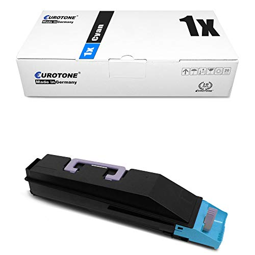 Eurotone Toner kompatibel für Kyocera Mita FS-C8020 FS-C8025 FS-C8520 FS-C8525 MFP, Cyan TK-895C Patrone Alternative von Eurotone