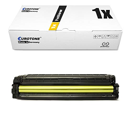 Eurotone Toner mit 50% mehr Leistung für CLP-680 CLX-6260 kompatibel für Samsung Yellow CLT-Y506L von Eurotone