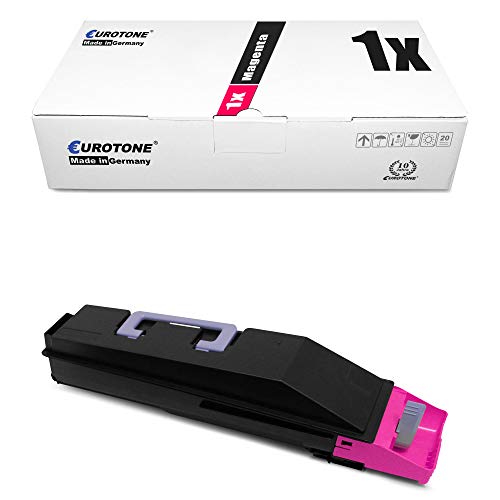 Eurotone Toner mit 50% mehr Leistung für Mita TASKalfa 250 CI 350 CI kompatibel für Kyocera Magenta TK-865 M von Eurotone