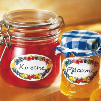 Bunte Haushaltsetiketten,100er von Eurotops