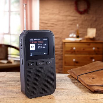DAB+-Pocket-Radio mit Farbdisplay von Eurotops