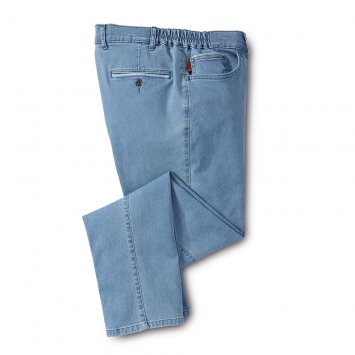 Jeans mit Relaxbund, hellblau Jeans mit Relaxbund, hellblau von Eurotops