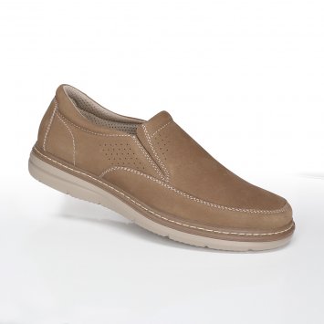 Komfort Stretchslipper,Taupe von Eurotops