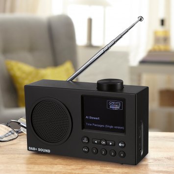 Kompaktes DAB+-Radio mit Farbdisplay von Eurotops