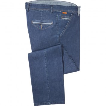 Leichte Jeans mit Kont.,J.blau Leichte Jeans mit Kont.,J.blau von Eurotops