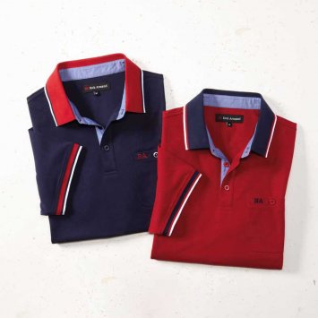Piqué Poloshirt, SET Piqué Poloshirt, SET von Eurotops