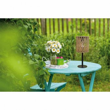 Sisal-Solarlampe von Eurotops