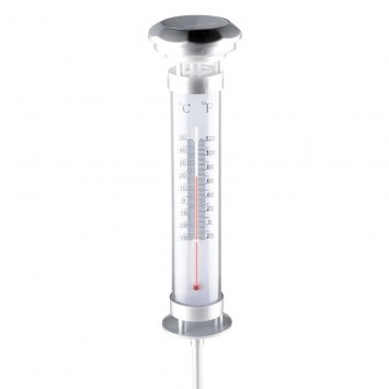 Solarlampe mit Thermometer LED von Eurotops