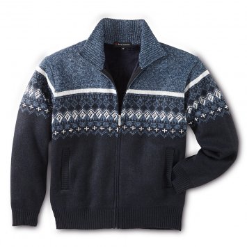 Strickjacke i.Norwegerstil,bla von Eurotops