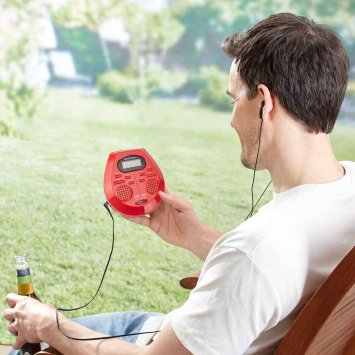 Tragbarer CD-Player mit Stereo-Lautsprechern von Eurotops